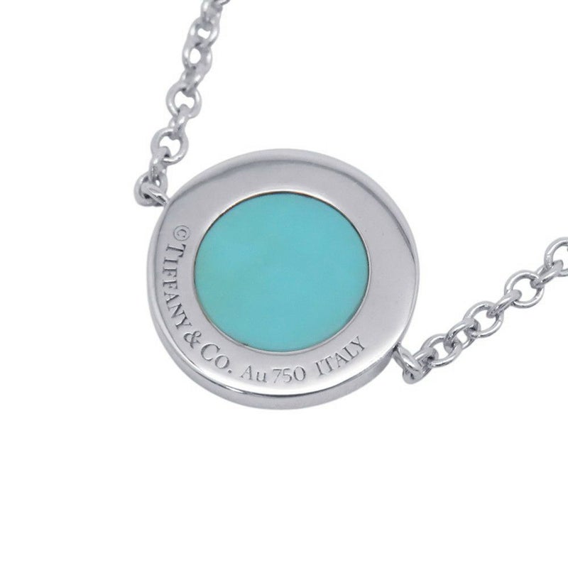 ティファニー ブレスレット T TWO サークル ダイヤモンド/ターコイズ K18WGホワイトゴールド Tiffany&Co.