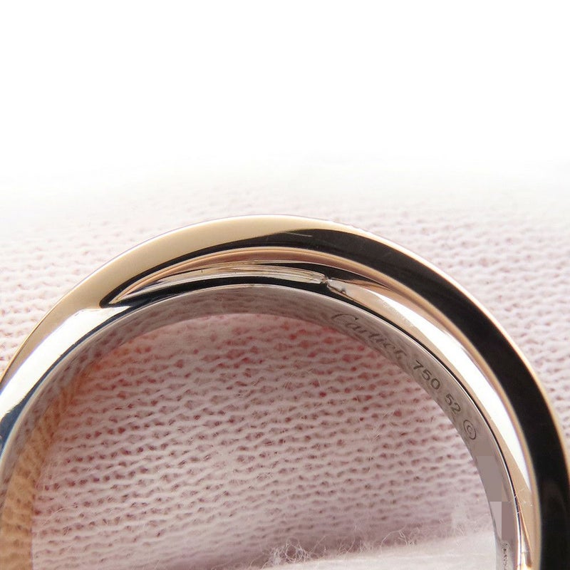 カルティエ リング ビー ラブ LOVE ダイヤモンド K18PGピンクゴールド/K18WGホワイトゴールド リングサイズ52 Cartier 指輪