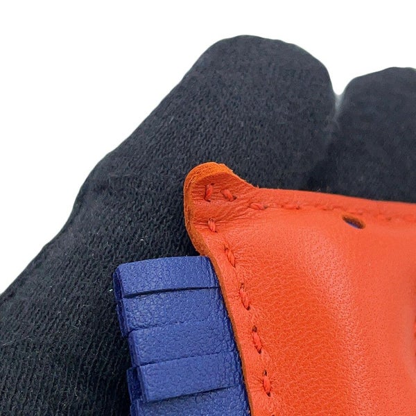 エルメス バッグチャーム ロデオPM ペガサス コーネリアン/アネモネ/ブルーサフィール ラムスキン Z刻印 HERMES