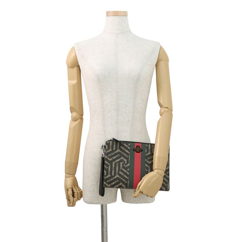 グッチ クラッチバッグ GGカレイド/レザー シェリー ビー 495524 GUCCI バッグ セカンドバッグ ポーチ