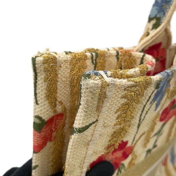 クリスチャン・ディオール トートバッグ ブックトート フラワー ミディアム キャンバス M1296ZRTN Christian Dior