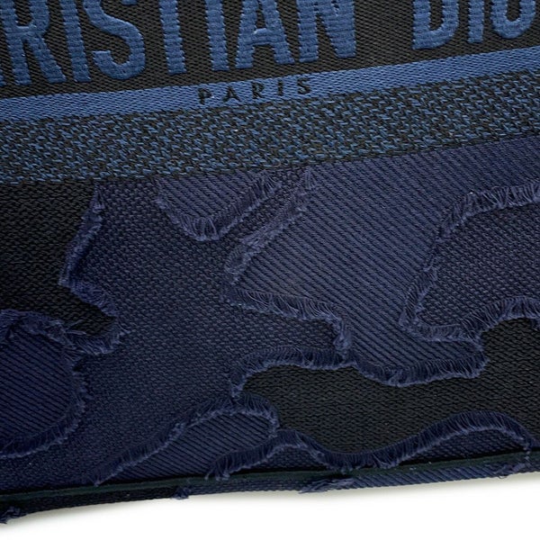 クリスチャン・ディオール トートバッグ カモフラージュ ブックトート ラージ キャンバス Christian Dior