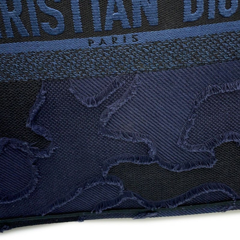 クリスチャン・ディオール トートバッグ カモフラージュ ブックトート ラージ キャンバス Christian Dior