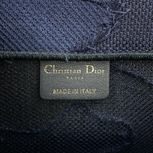 クリスチャン・ディオール トートバッグ カモフラージュ ブックトート ラージ キャンバス Christian Dior