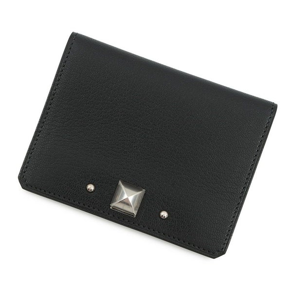 エルメス カードケース メドール ブラック/シルバー金具 シェブルシャムキラ B刻印