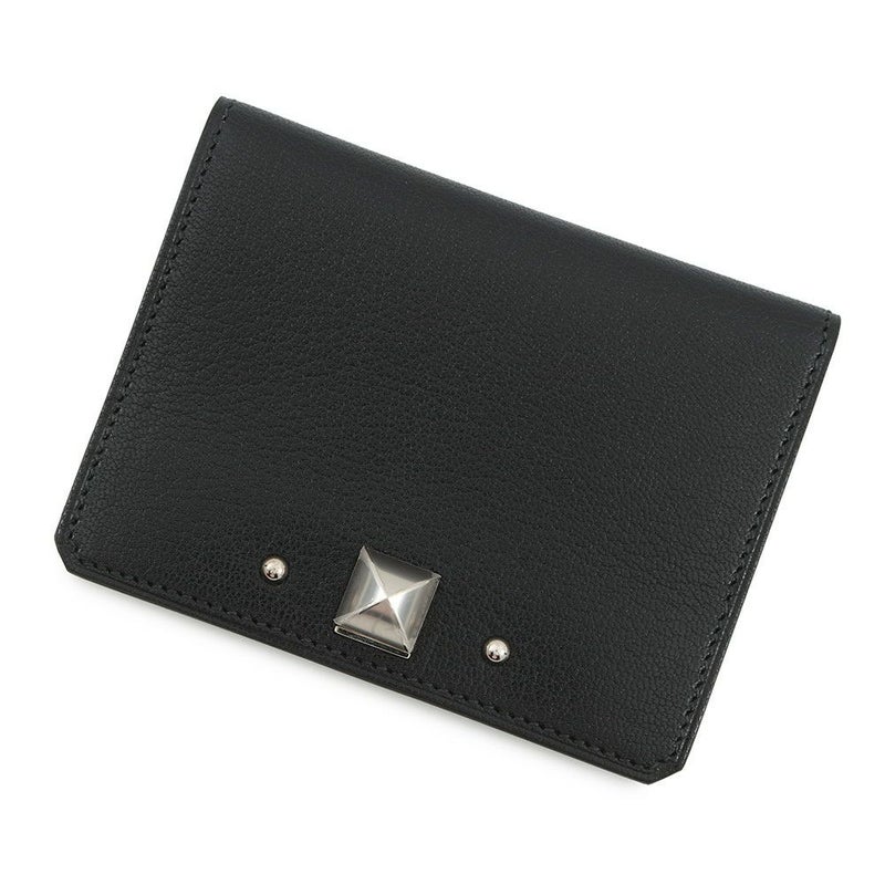 エルメス カードケース メドール ブラック/シルバー金具 シェブルシャムキラ B刻印