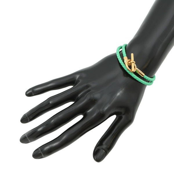 エルメス ブレスレット グレナン ドゥブルトゥール ヴェールコミック/ゴールド金具 スイフト HERMES アクセサリー