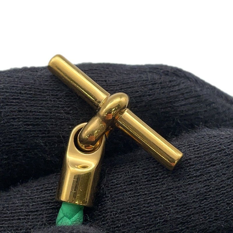 エルメス ブレスレット グレナン ドゥブルトゥール ヴェールコミック/ゴールド金具 スイフト HERMES アクセサリー