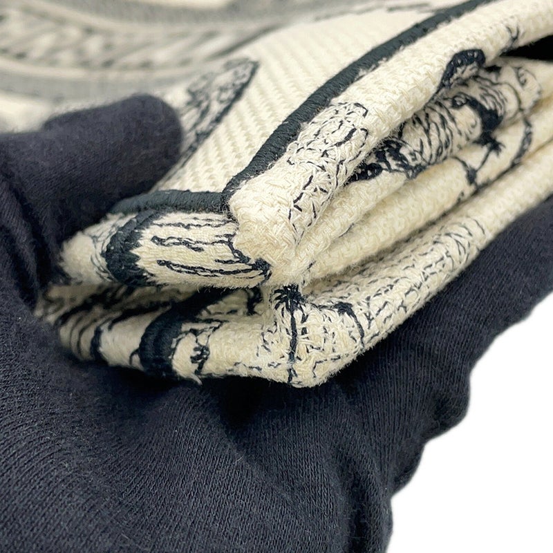 クリスチャン・ディオール トートバッグ ブックトート ゾディアック エンブロイダリー ミディアム M1296ZRHZ 白 黒