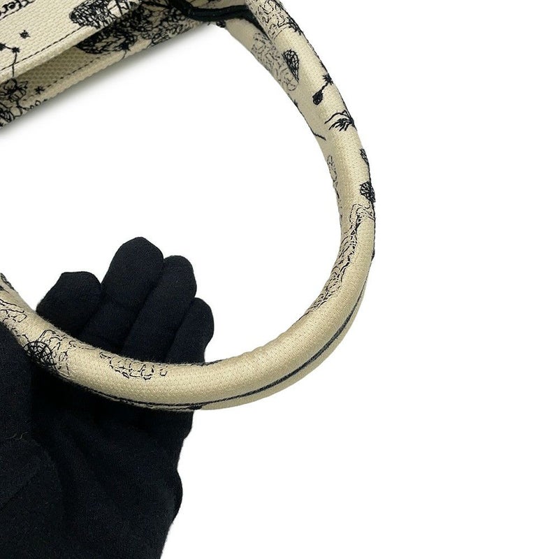 クリスチャン・ディオール トートバッグ ブックトート ゾディアック エンブロイダリー ミディアム M1296ZRHZ 白 黒