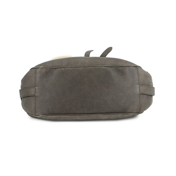 クリスチャン・ディオール ショルダーバッグ サドル レザー ムートン Christian Dior 2way