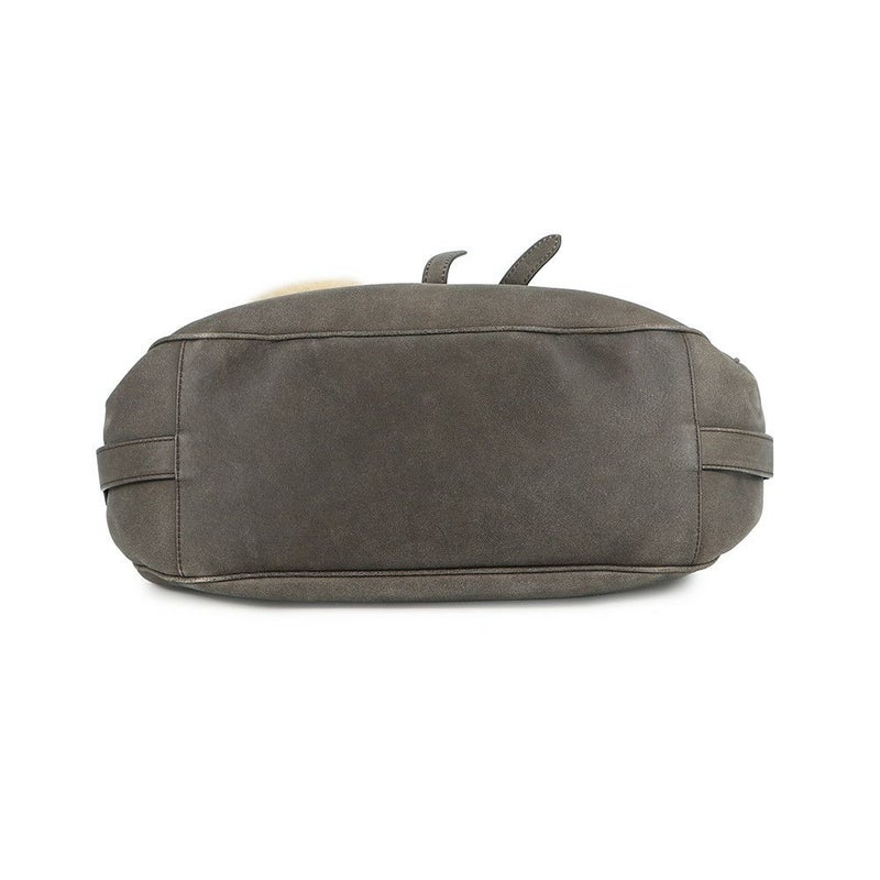 クリスチャン・ディオール ショルダーバッグ サドル レザー ムートン Christian Dior 2way