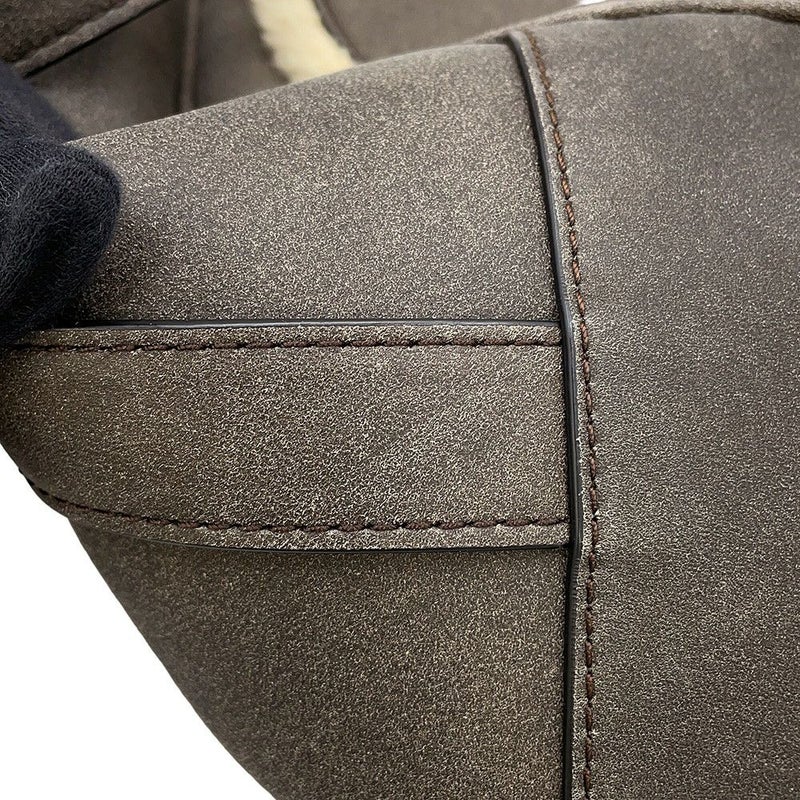 クリスチャン・ディオール ショルダーバッグ サドル レザー ムートン Christian Dior 2way