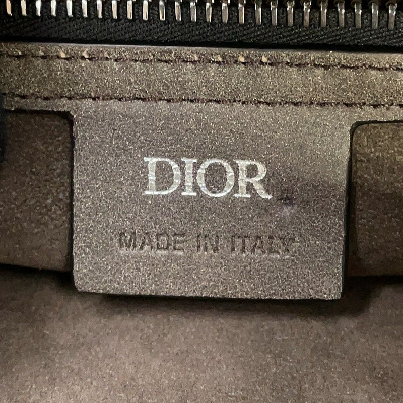 クリスチャン・ディオール ショルダーバッグ サドル レザー ムートン Christian Dior 2way