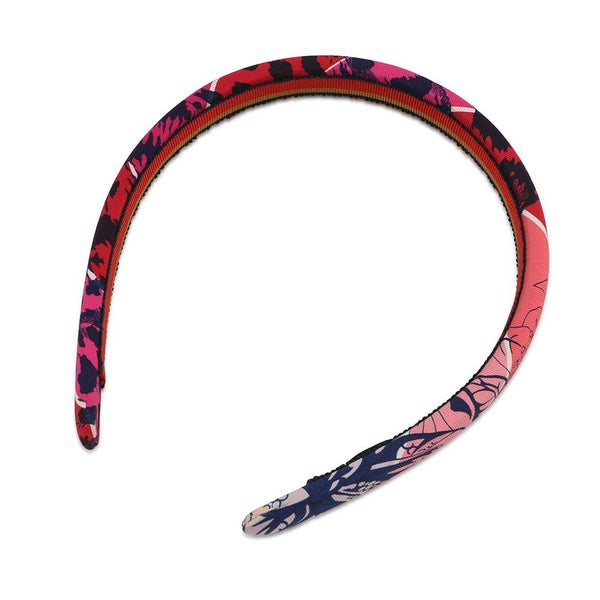 エルメス カチューシャ エルザ ジャングル ラブ HERMES ヘアアクセサリー ヘアバンド