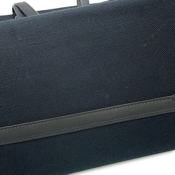 ヴァレンティノガラヴァーニ トートバッグ VLTNロゴ キャンバス レザー VALENTINO 黒