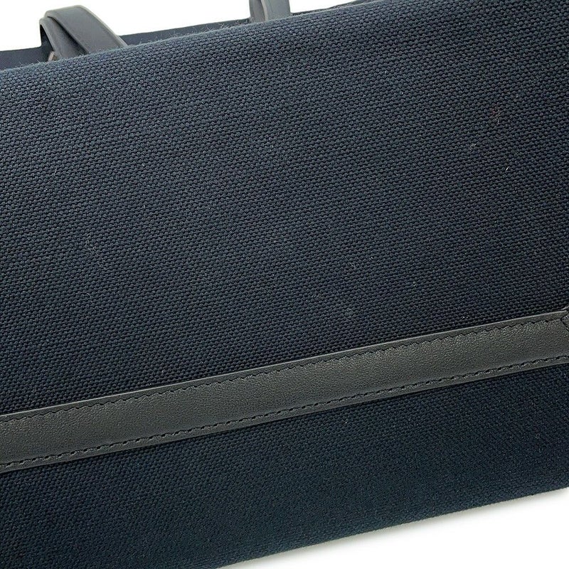 ヴァレンティノガラヴァーニ トートバッグ VLTNロゴ キャンバス レザー VALENTINO 黒