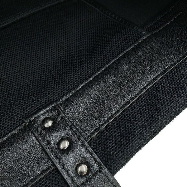 ヴァレンティノガラヴァーニ トートバッグ VLTNロゴ キャンバス レザー VALENTINO 黒