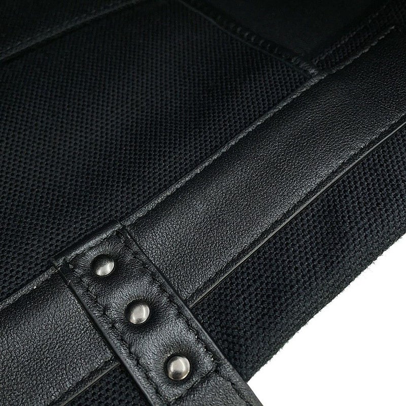 ヴァレンティノガラヴァーニ トートバッグ VLTNロゴ キャンバス レザー VALENTINO 黒