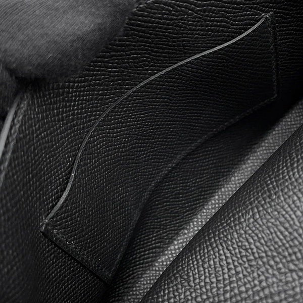 エルメス ショルダーウォレット ナップ トゥーゴー ブラック/シルバー金具 エプソン W刻印 黒