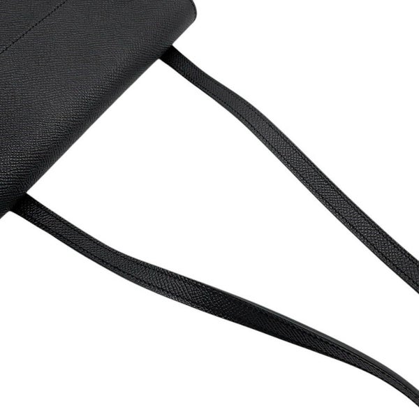 エルメス ショルダーウォレット ナップ トゥーゴー ブラック/シルバー金具 エプソン W刻印 黒