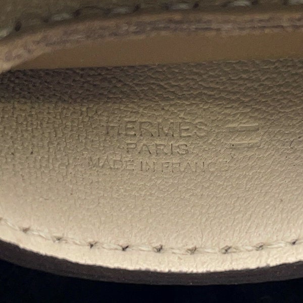 エルメス バッグチャーム ロデオPM ロベオロック エトゥープ/オンブレ/シルバー金具 リザード/ラムスキン K刻印