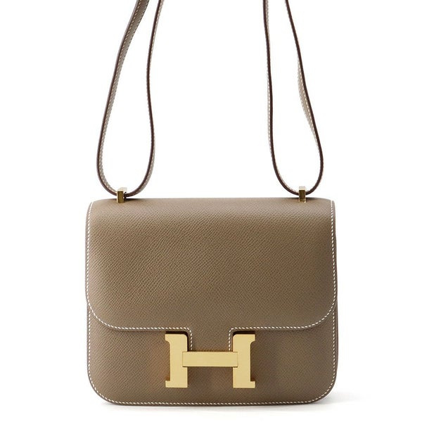 エルメス ミニ コンスタンス3 エトゥープ/ゴールド金具 エプソン Z刻印 HERMES バッグ