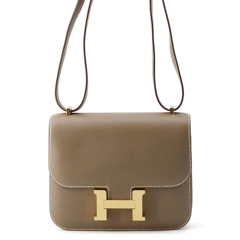 エルメス ミニ コンスタンス3 エトゥープ/ゴールド金具 エプソン Z刻印 HERMES バッグ