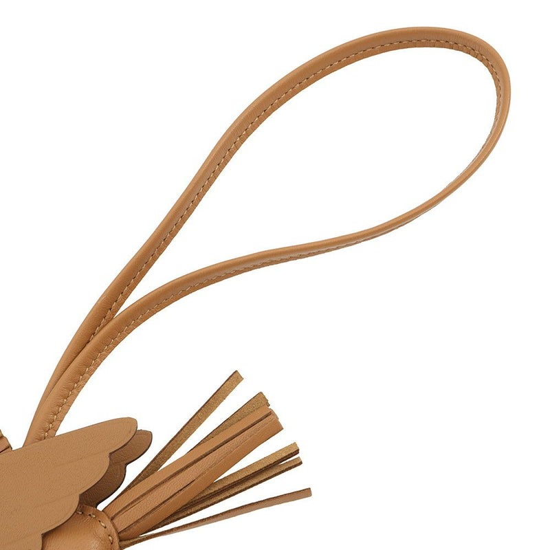 エルメス バッグチャーム ロデオPM ペガサス ゴールド ラムスキン K刻印 HERMES