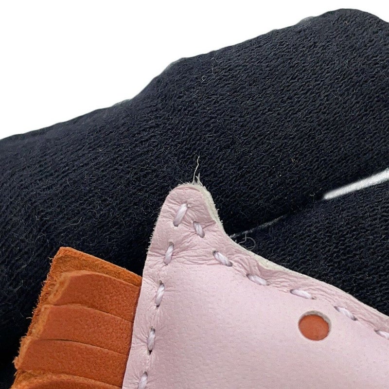 エルメス バッグチャーム ロデオPM ペガサス モーヴペール/パンデピス/ベージュマルファ ラムスキン W刻印 HERMES