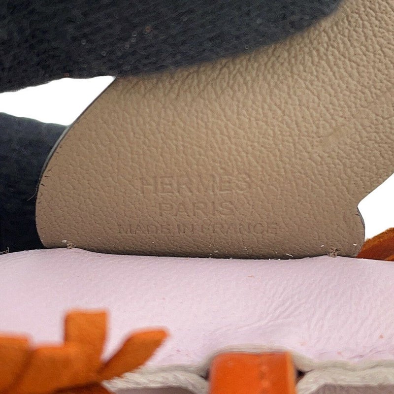 エルメス バッグチャーム ロデオPM ペガサス モーヴペール/パンデピス/ベージュマルファ ラムスキン W刻印 HERMES