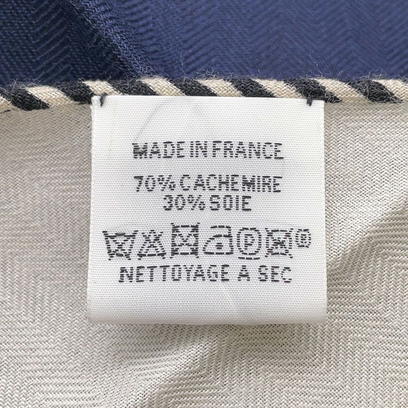 エルメス ストール トライアングル ジェアン 折畳み式幌の馬車 カシミヤ シルク 2023年秋冬