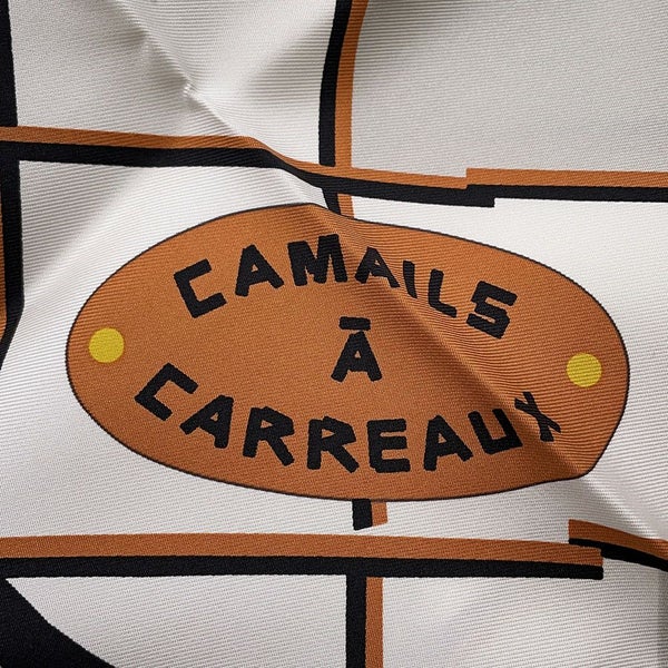 エルメス スカーフ カレ90 カマイユ・チェック Camails a Carreaux シルク HERMES 2025年秋冬