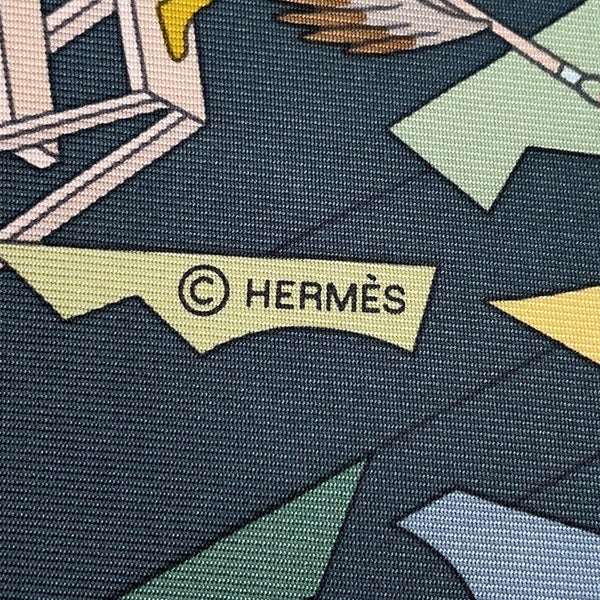 エルメス スカーフ カレ90 アカデミア・イピカ Academia Hipica シルク HERMES 2025年秋冬