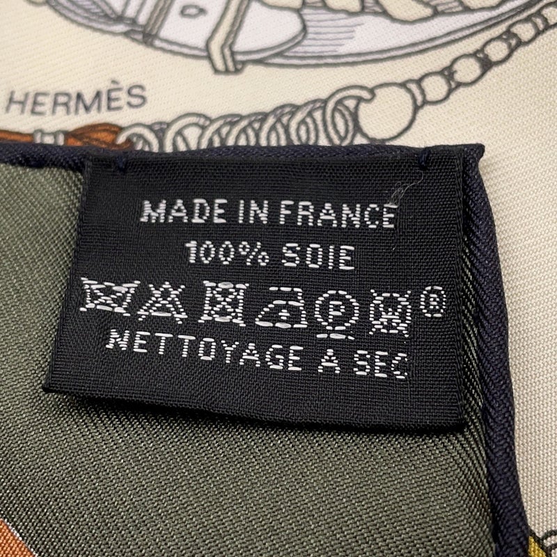 エルメス スカーフ カレ90 シュヴォー・デシェネ シルク HERMES 2025年秋冬