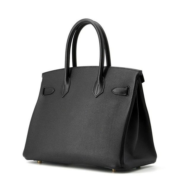 エルメス バーキン30 ブラック/ゴールド金具 エプソン X刻印 HERMES Birkin ハンドバッグ 黒