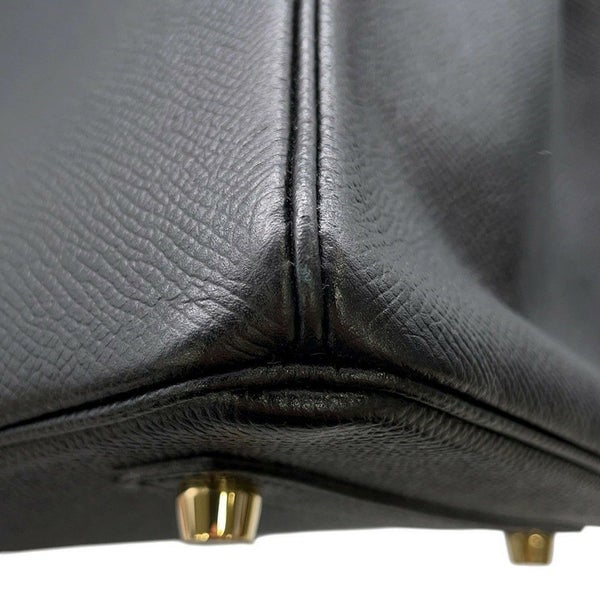 エルメス バーキン30 ブラック/ゴールド金具 エプソン X刻印 HERMES Birkin ハンドバッグ 黒