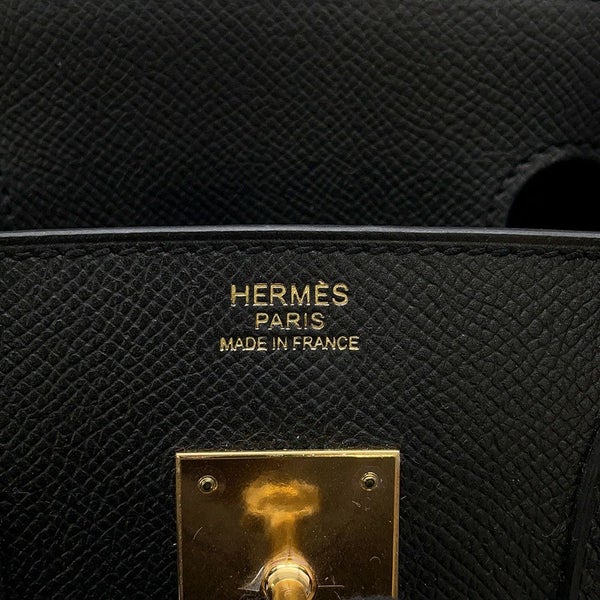 エルメス バーキン30 ブラック/ゴールド金具 エプソン X刻印 HERMES Birkin ハンドバッグ 黒