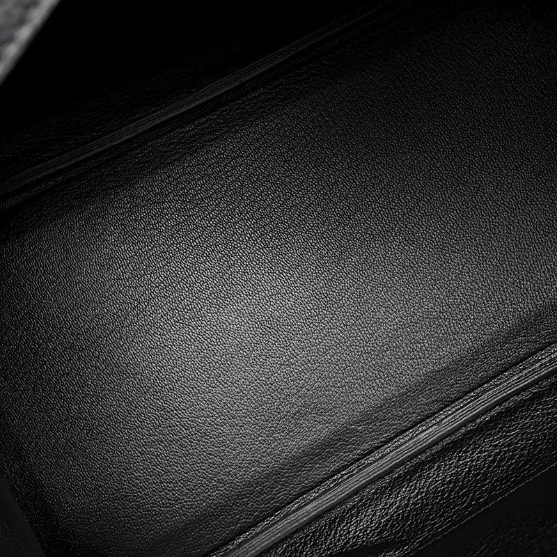 エルメス バーキン30 ブラック/シルバー金具 トゴ Z刻印 HERMES Birkin ハンドバッグ 黒