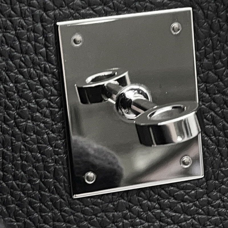 エルメス バーキン30 ブラック/シルバー金具 トゴ Z刻印 HERMES Birkin ハンドバッグ 黒