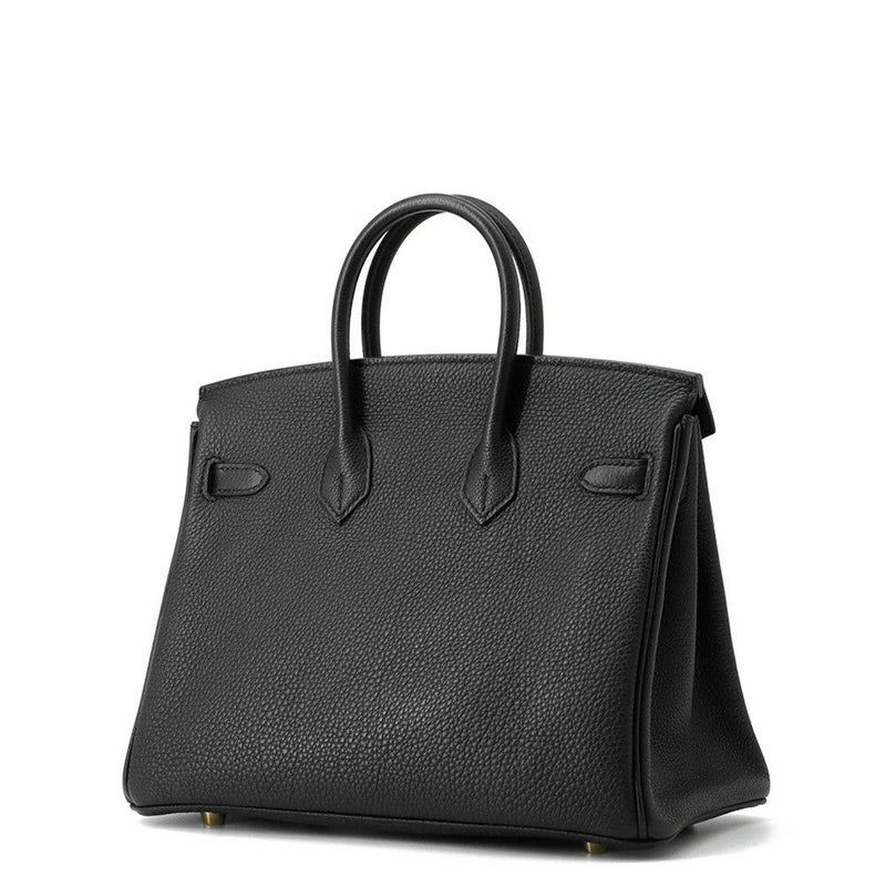 エルメス バーキン25 ブラック/ゴールド金具 トゴ D刻印 HERMES Birkin ハンドバッグ 黒