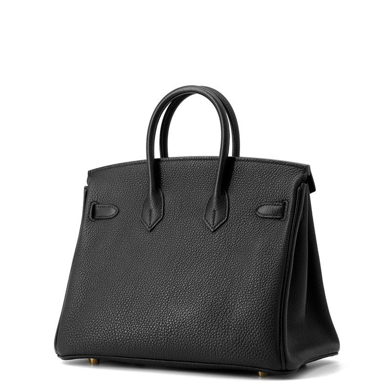 エルメス バーキン25 ブラック/ゴールド金具 トゴ D刻印 HERMES Birkin ハンドバッグ 黒