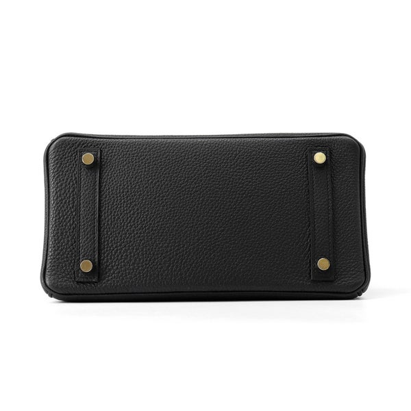 エルメス バーキン25 ブラック/ゴールド金具 トゴ D刻印 HERMES Birkin ハンドバッグ 黒