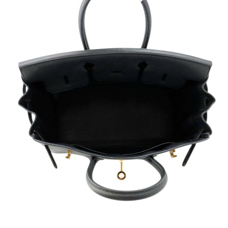 エルメス バーキン25 ブラック/ゴールド金具 トゴ D刻印 HERMES Birkin ハンドバッグ 黒