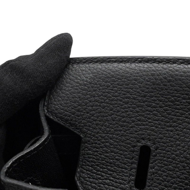 エルメス バーキン25 ブラック/ゴールド金具 トゴ D刻印 HERMES Birkin ハンドバッグ 黒