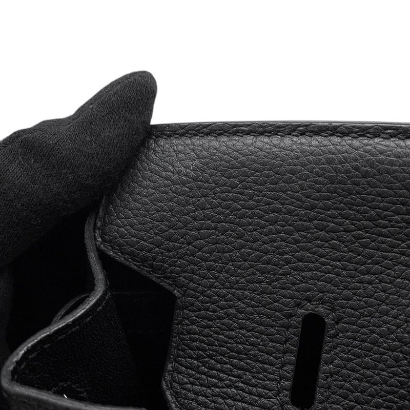 エルメス バーキン25 ブラック/ゴールド金具 トゴ D刻印 HERMES Birkin ハンドバッグ 黒