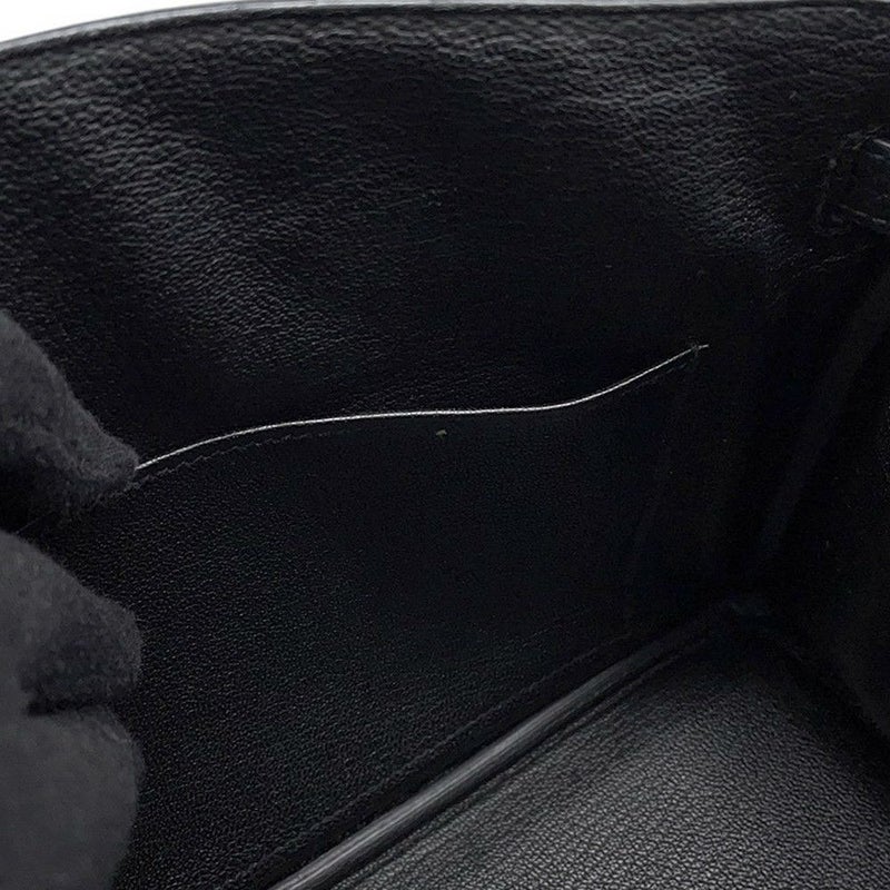 エルメス バーキン25 ブラック/ゴールド金具 トゴ D刻印 HERMES Birkin ハンドバッグ 黒