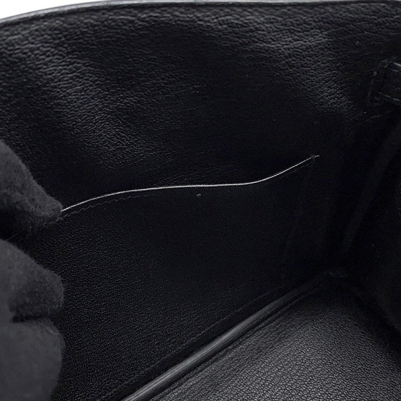 エルメス バーキン25 ブラック/ゴールド金具 トゴ D刻印 HERMES Birkin ハンドバッグ 黒