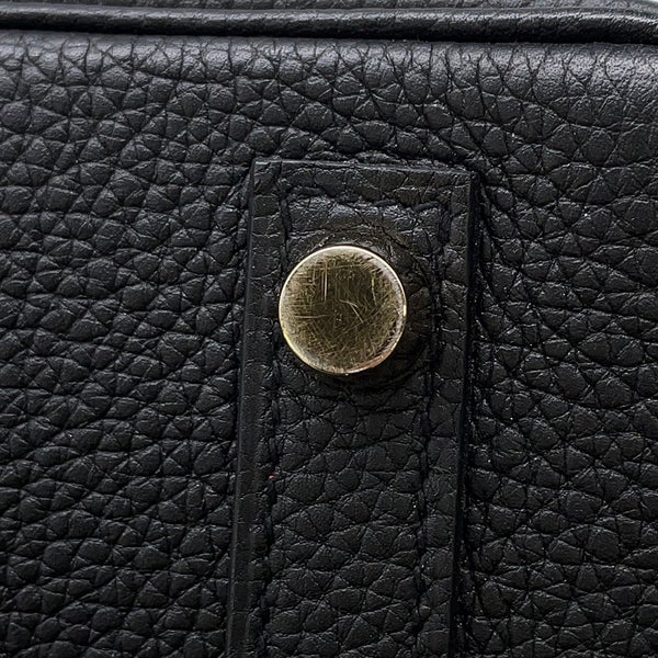 エルメス バーキン25 ブラック/ゴールド金具 トゴ D刻印 HERMES Birkin ハンドバッグ 黒
