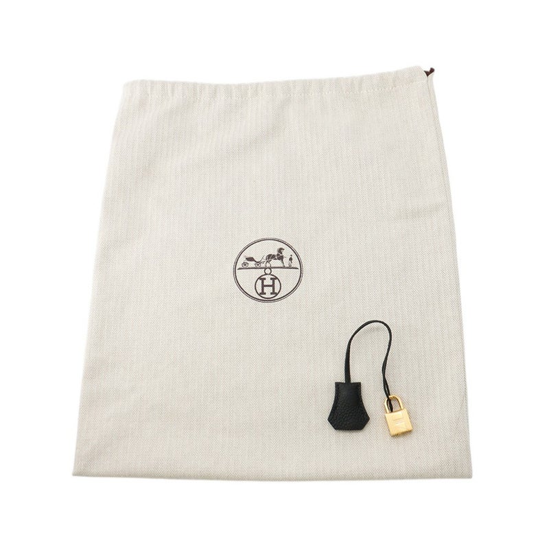 エルメス バーキン25 ブラック/ゴールド金具 トゴ D刻印 HERMES Birkin ハンドバッグ 黒